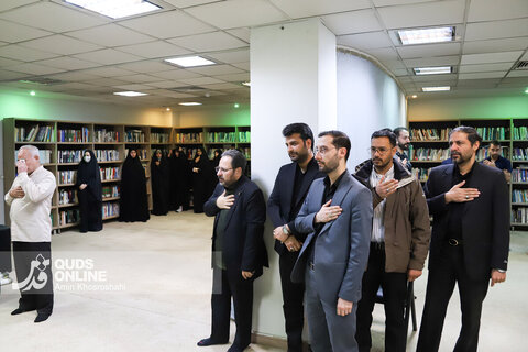 گزارش تصویری | مراسم تجدید میثاق با شهدا - موسسه فرهنگی قدس