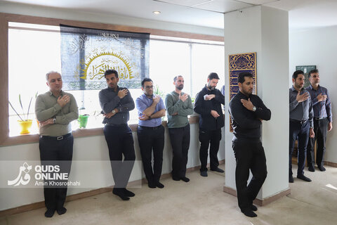 گزارش تصویری | مراسم تجدید میثاق با شهدا - موسسه فرهنگی قدس