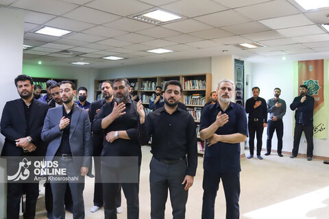 گزارش تصویری | مراسم تجدید میثاق با شهدا - موسسه فرهنگی قدس