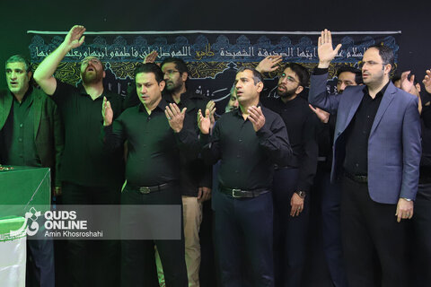 گزارش تصویری | مراسم تجدید میثاق با شهدا - موسسه فرهنگی قدس