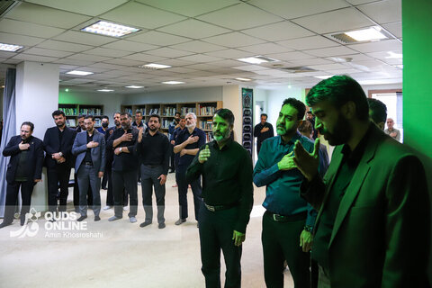 گزارش تصویری | مراسم تجدید میثاق با شهدا - موسسه فرهنگی قدس