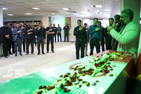 گزارش تصویری | مراسم تجدید میثاق با شهدا - موسسه فرهنگی قدس