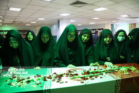 گزارش تصویری | مراسم تجدید میثاق با شهدا - موسسه فرهنگی قدس