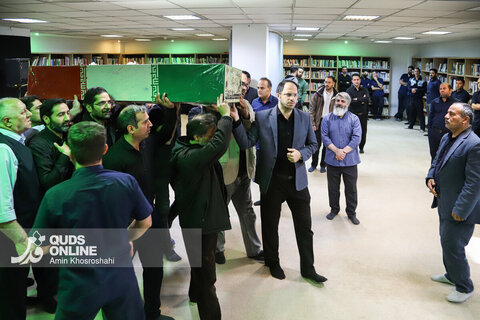 گزارش تصویری | مراسم تجدید میثاق با شهدا - موسسه فرهنگی قدس