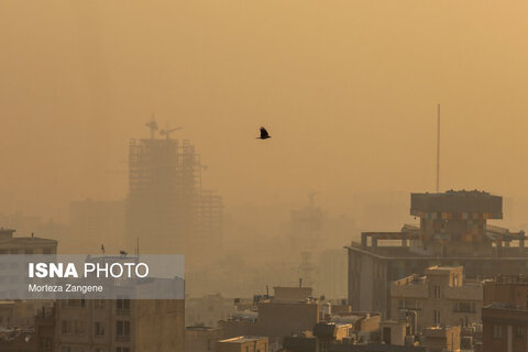 تصاویری از وضعیت خطرناک هوای تهران