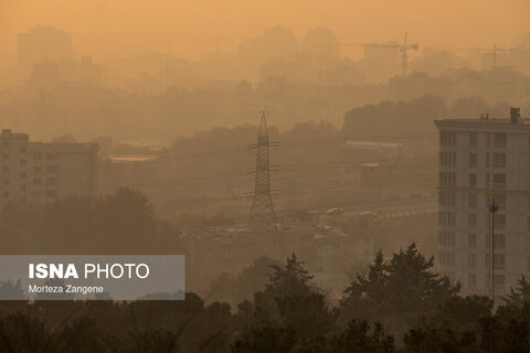 تصاویری از وضعیت خطرناک هوای تهران