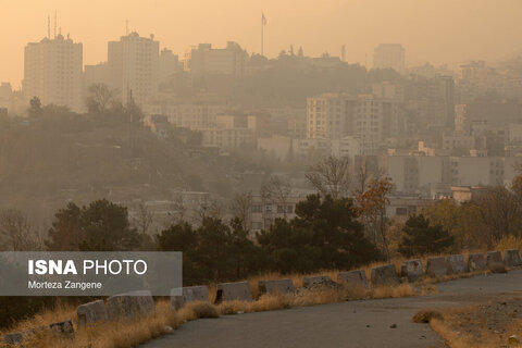 تصاویری از وضعیت خطرناک هوای تهران
