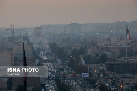 تصاویری از وضعیت خطرناک هوای تهران