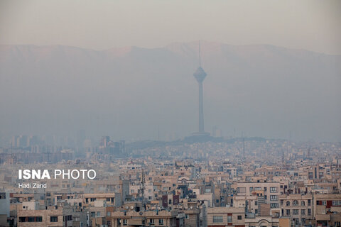 تصاویری از وضعیت خطرناک هوای تهران