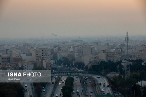 تصاویری از وضعیت خطرناک هوای تهران