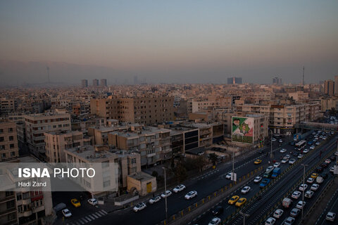 تصاویری از وضعیت خطرناک هوای تهران