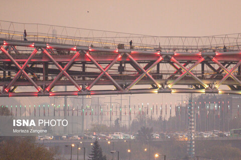 تصاویری از وضعیت خطرناک هوای تهران