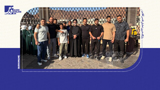 فیلم | اعضای تیم ملی کشتی آزاد به مدینه منوره مشرف شدند