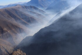 گزارش تصویری | آخرین تصاویر از آتش‌سوزی جنگل الیت