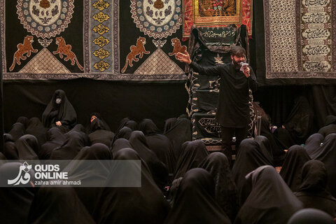 گزارش تصویری | عزاداری ایام فاطمیه در تکیه سادات اخوی