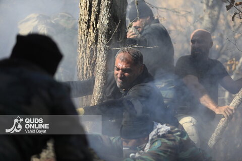 گزارش تصویری | آخرین تصاویر از آتش‌سوزی جنگل الیت