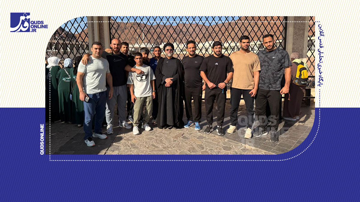اعضای تیم ملی کشتی آزاد به مدینه منوره مشرف شدند