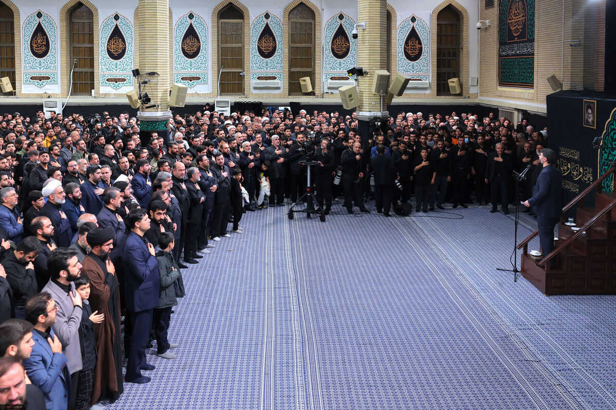 مراسم عزاداری شب شهادت حضرت فاطمةالزهرا(س) در حسینیه امام خمینی(ره)