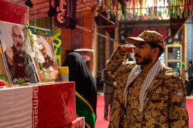 گزارش تصویری | آیین وداع با ۱۰۰ شهید گمنام