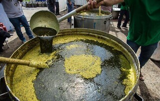 ضیافت فاطمی گیلان میراثی با عطر ۵۰۰ دیگ نذری در شفت