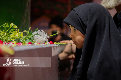 گزارش تصویری | آیین وداع با ۱۰۰ شهید گمنام