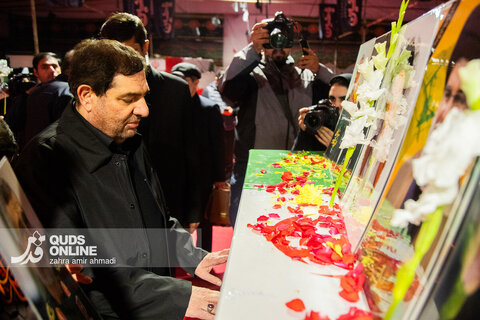 گزارش تصویری | آیین وداع با ۱۰۰ شهید گمنام