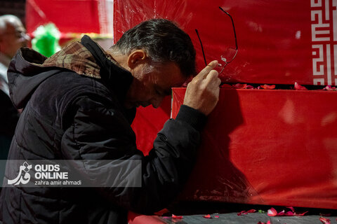 گزارش تصویری | آیین وداع با ۱۰۰ شهید گمنام