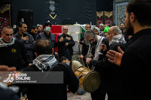 گزارش تصویری | آیین وداع با ۱۰۰ شهید گمنام