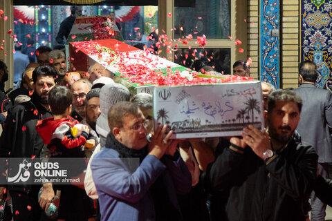 گزارش تصویری | آیین وداع با ۱۰۰ شهید گمنام
