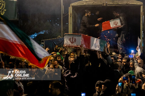 گزارش تصویری | آیین وداع با ۱۰۰ شهید گمنام