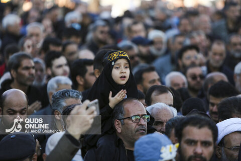 گزارش تصویری | مراسم تشییع پیکرهای مطهر 13 شهید گمنام در مشهد