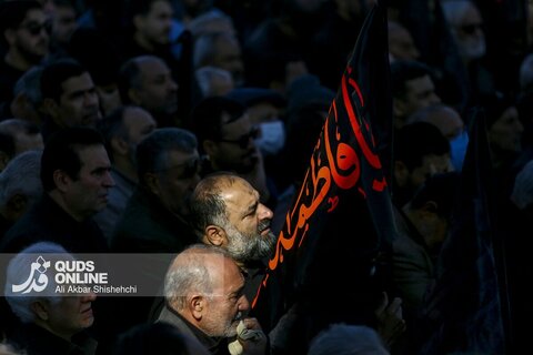 گزارش تصویری | مراسم تشییع پیکرهای مطهر 13 شهید گمنام در مشهد