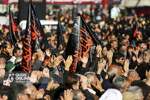 گزارش تصویری | مراسم تشییع پیکرهای مطهر 13 شهید گمنام در مشهد