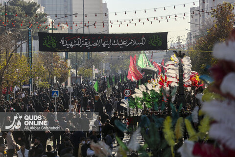 گزارش تصویری | مراسم تشییع پیکرهای مطهر 13 شهید گمنام در مشهد