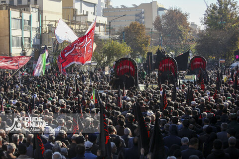 گزارش تصویری | مراسم تشییع پیکرهای مطهر 13 شهید گمنام در مشهد