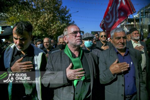 گزارش تصویری | مراسم تشییع پیکرهای مطهر 13 شهید گمنام در مشهد