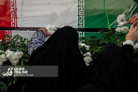 مراسم تشییع پیکرهای پاک ۱۰۰ شهید گمنام - تهران