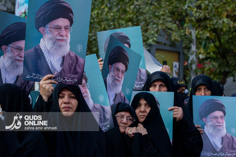 مراسم تشییع پیکرهای پاک ۱۰۰ شهید گمنام - تهران