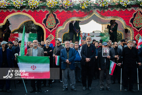 مراسم تشییع پیکرهای پاک ۱۰۰ شهید گمنام - تهران