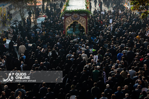 مراسم تشییع پیکرهای پاک ۱۰۰ شهید گمنام - تهران