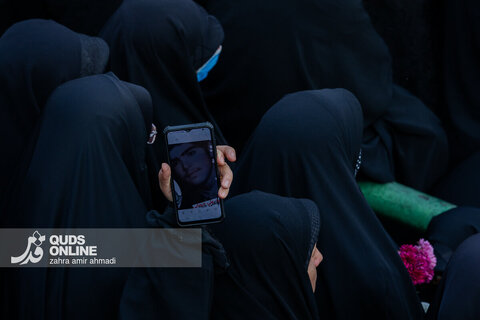 مراسم تشییع پیکرهای پاک ۱۰۰ شهید گمنام - تهران