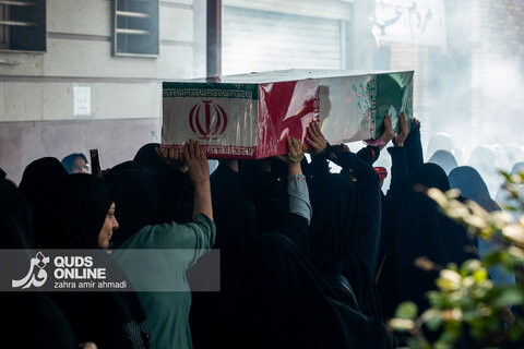 مراسم تشییع پیکرهای پاک ۱۰۰ شهید گمنام - تهران