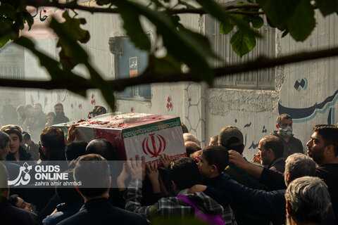 مراسم تشییع پیکرهای پاک ۱۰۰ شهید گمنام - تهران