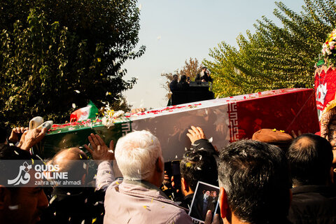 مراسم تشییع پیکرهای پاک ۱۰۰ شهید گمنام - تهران