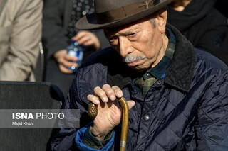 حضور هنرمندان در مراسم تشییع پیکر هادی مرزبان