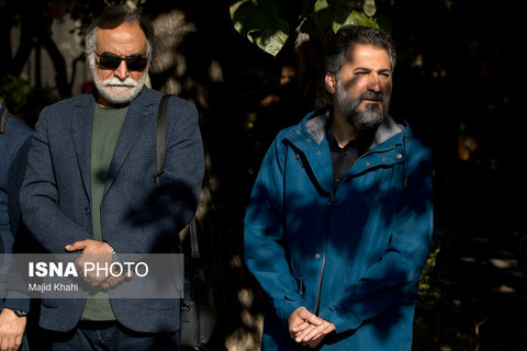 حضور هنرمندان در مراسم تشییع پیکر هادی مرزبان