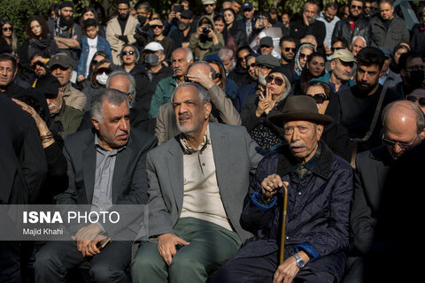 حضور هنرمندان در مراسم تشییع پیکر هادی مرزبان