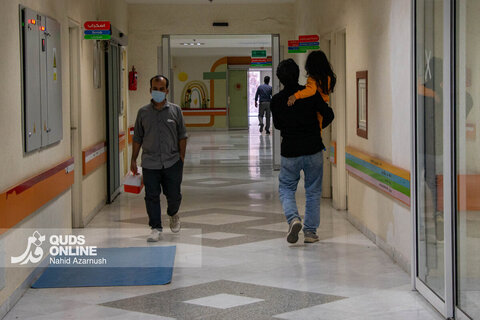 بیمارستان کودکان اکبر مشهد در موج جدید آنفلوآنزا _ کرونا