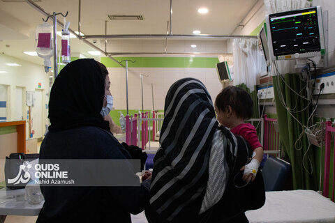 بیمارستان کودکان اکبر مشهد در موج جدید آنفلوآنزا _ کرونا