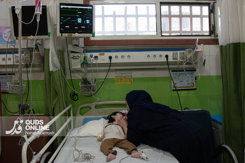 بیمارستان کودکان اکبر مشهد در موج جدید آنفلوآنزا _ کرونا